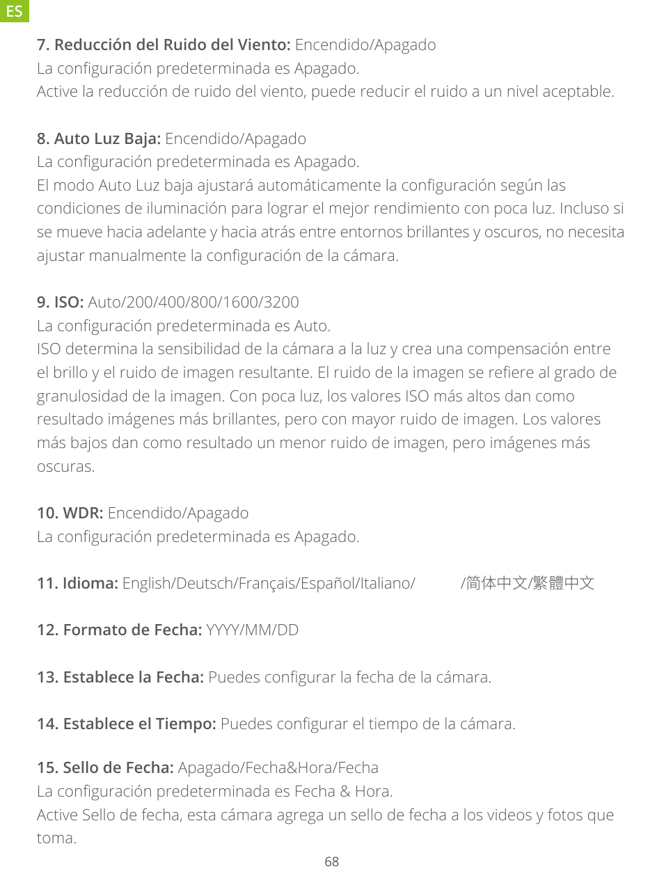 AKASO Brave 7 Action Camera User Manual | Page 70 / 159