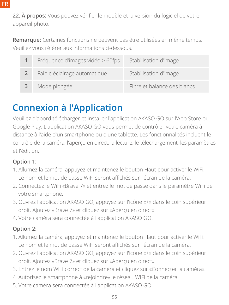 Connexion à l'application | AKASO Brave 7 Action Camera User Manual | Page 98 / 159