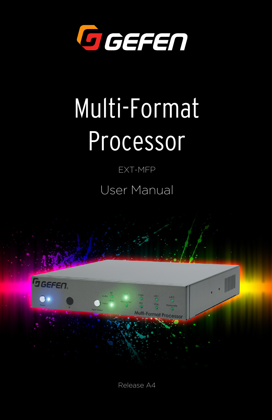 Gefen EXT-MFP Audio/Video Multi-Format Processor User Manual | 258 pages