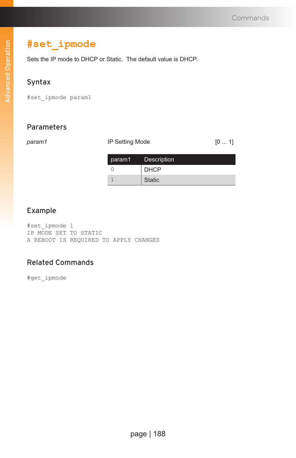 Set_ipmode | Gefen EXT-MFP Audio/Video Multi-Format Processor User Manual | Page 198 / 258