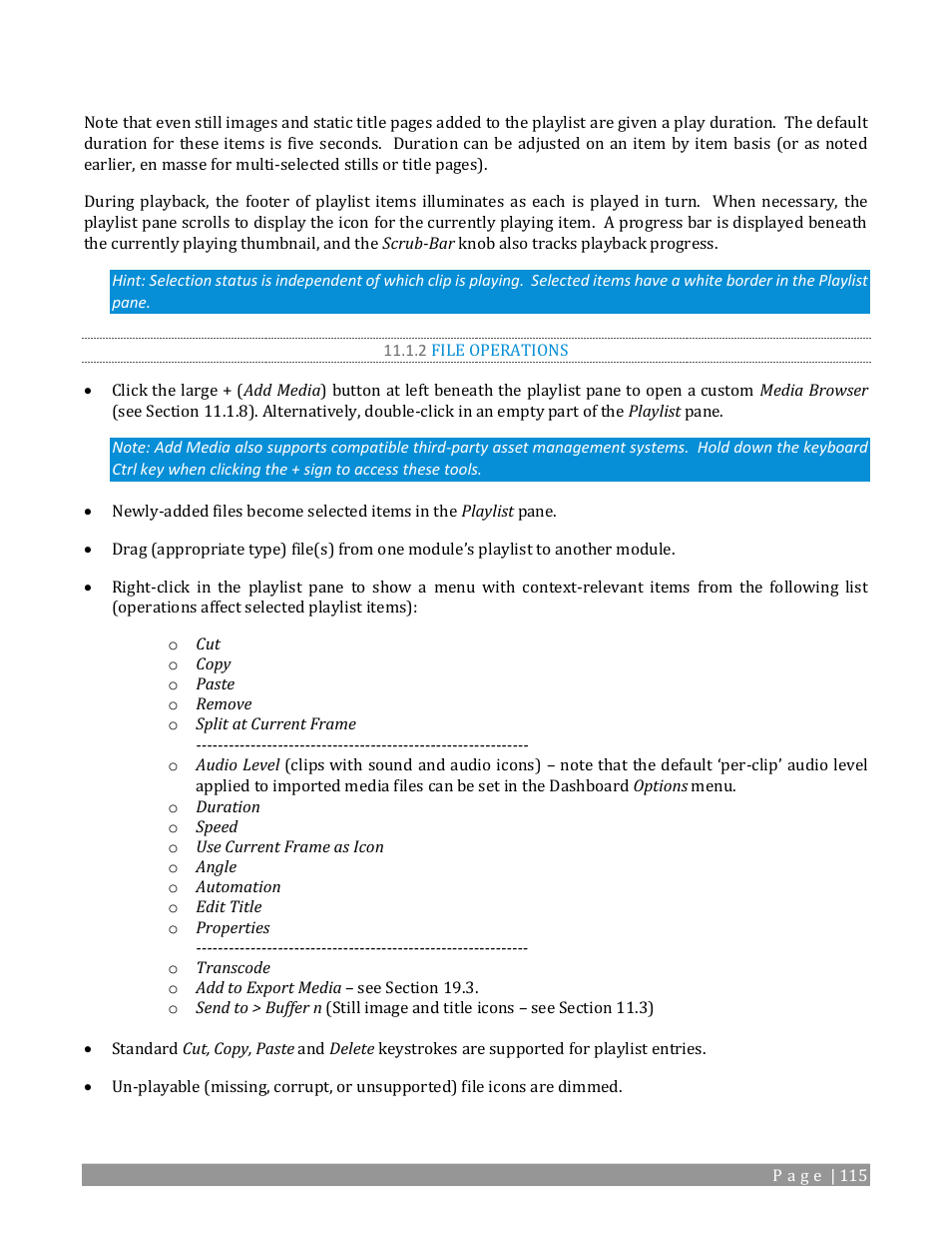 2 file operations | NewTek TriCaster TC1 (2 RU) User Manual | Page 131 / 350