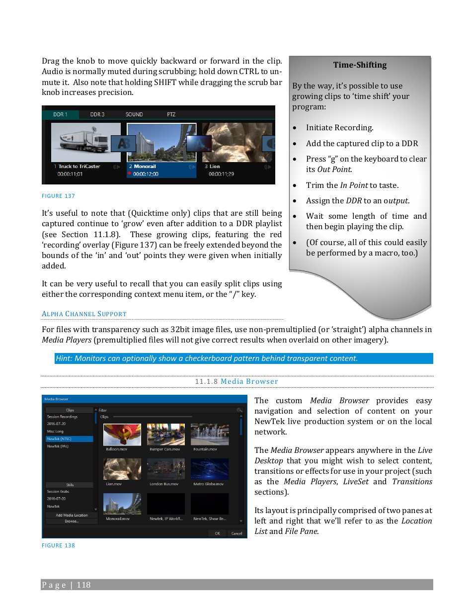 8 media browser | NewTek TriCaster TC1 (2 RU) User Manual | Page 134 / 350