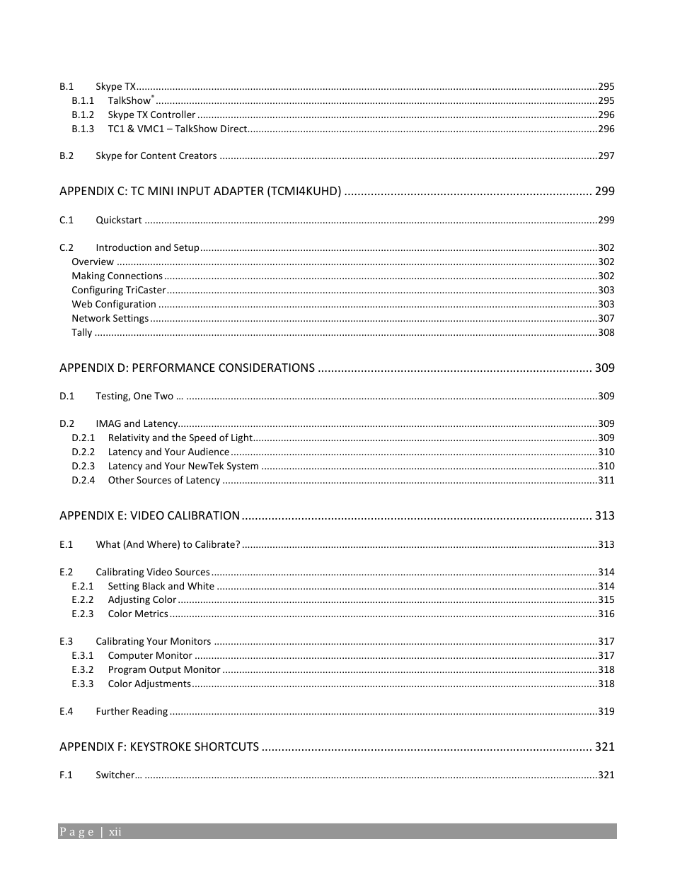 NewTek TriCaster TC1 (2 RU) User Manual | Page 14 / 350