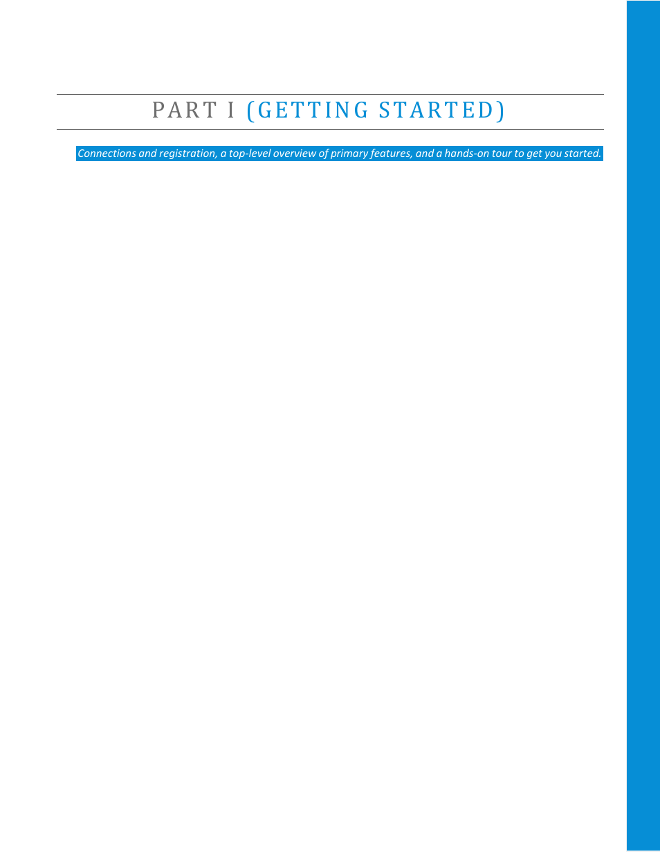 Part i (g etting started) | NewTek TriCaster TC1 (2 RU) User Manual | Page 17 / 350