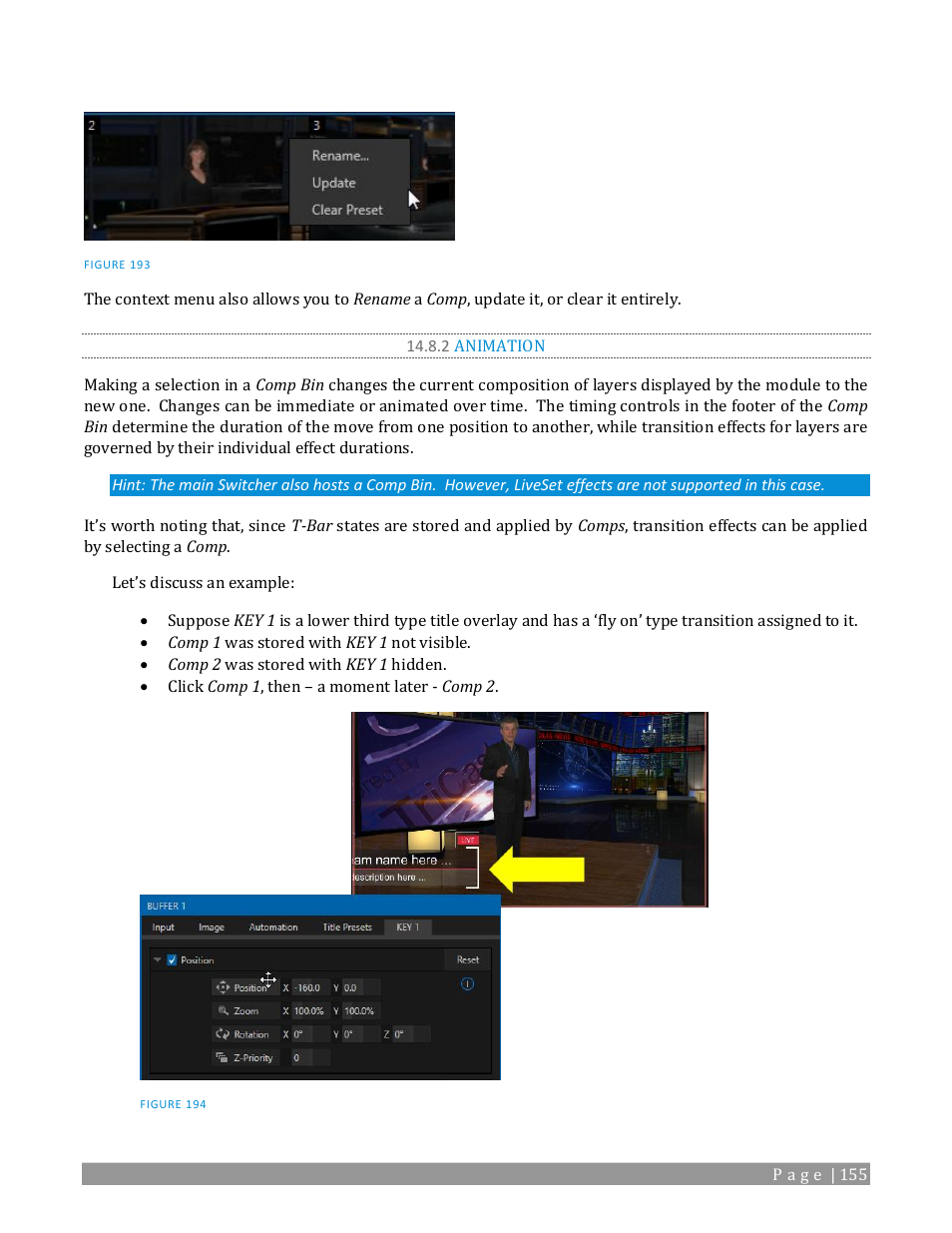 2 animation | NewTek TriCaster TC1 (2 RU) User Manual | Page 171 / 350