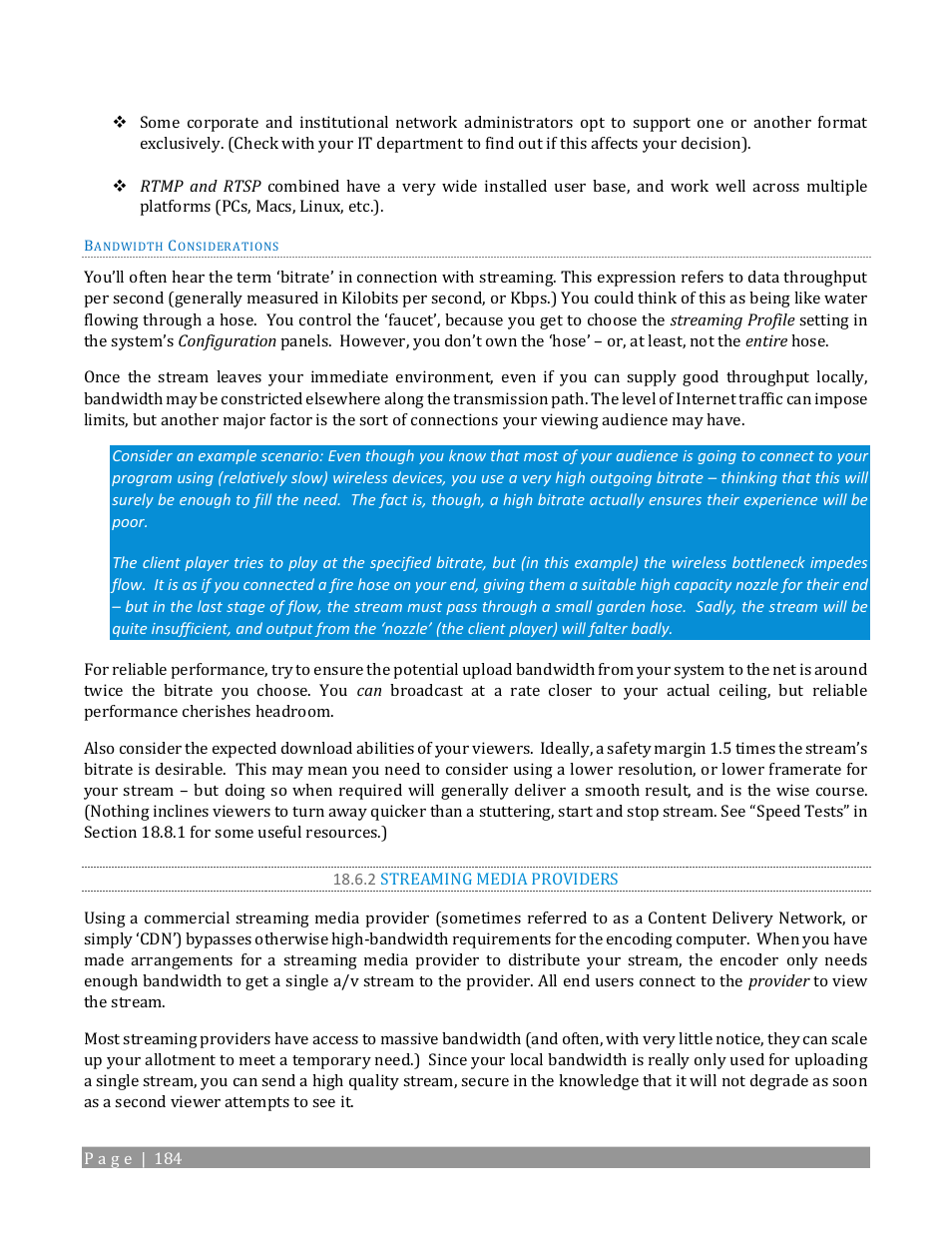 2 streaming media providers | NewTek TriCaster TC1 (2 RU) User Manual | Page 200 / 350