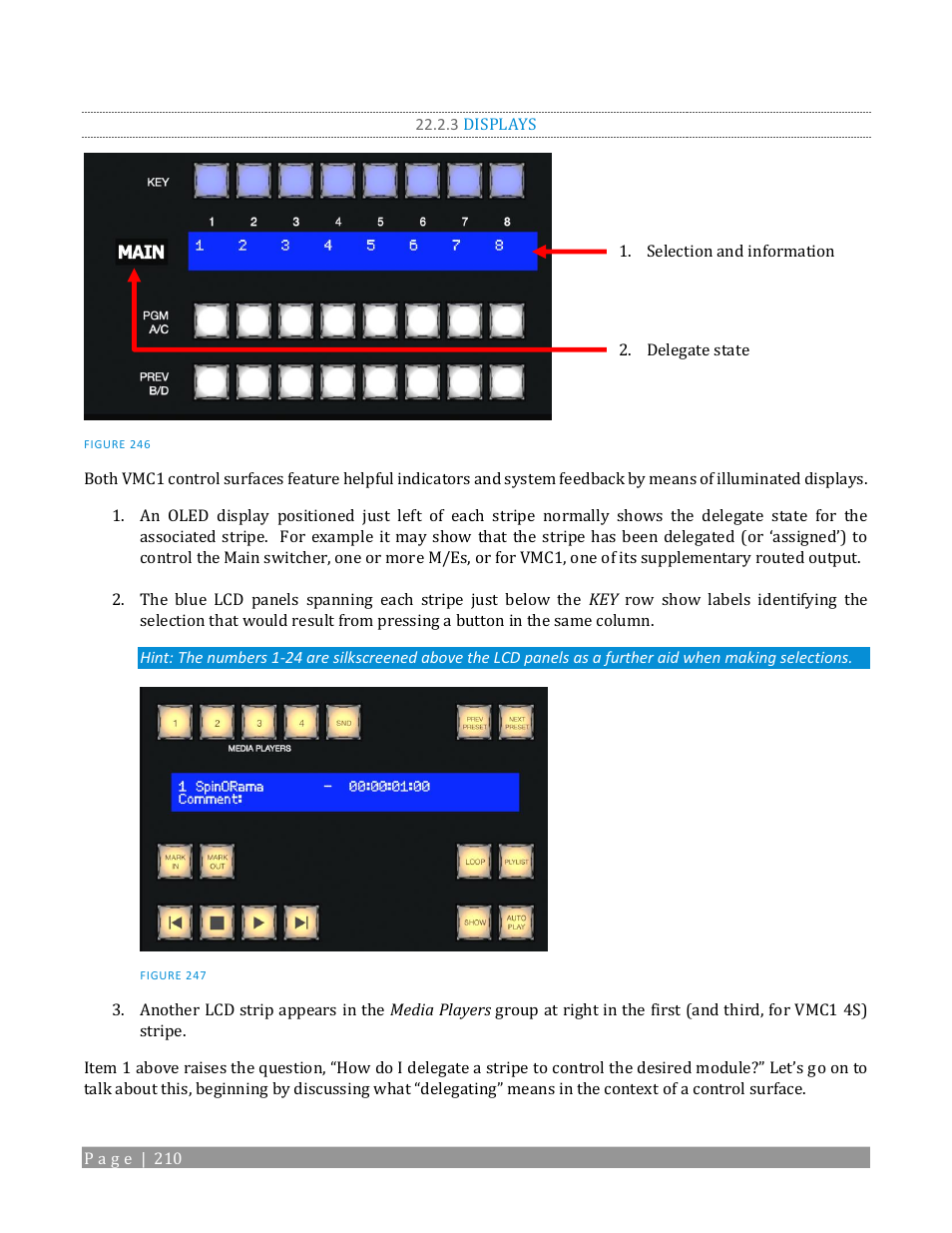 3 displays | NewTek TriCaster TC1 (2 RU) User Manual | Page 226 / 350