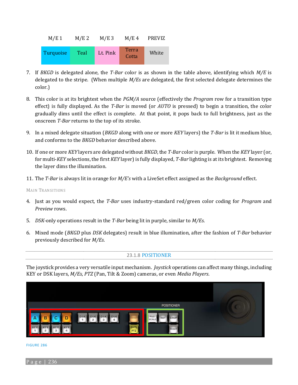 8 positioner | NewTek TriCaster TC1 (2 RU) User Manual | Page 252 / 350