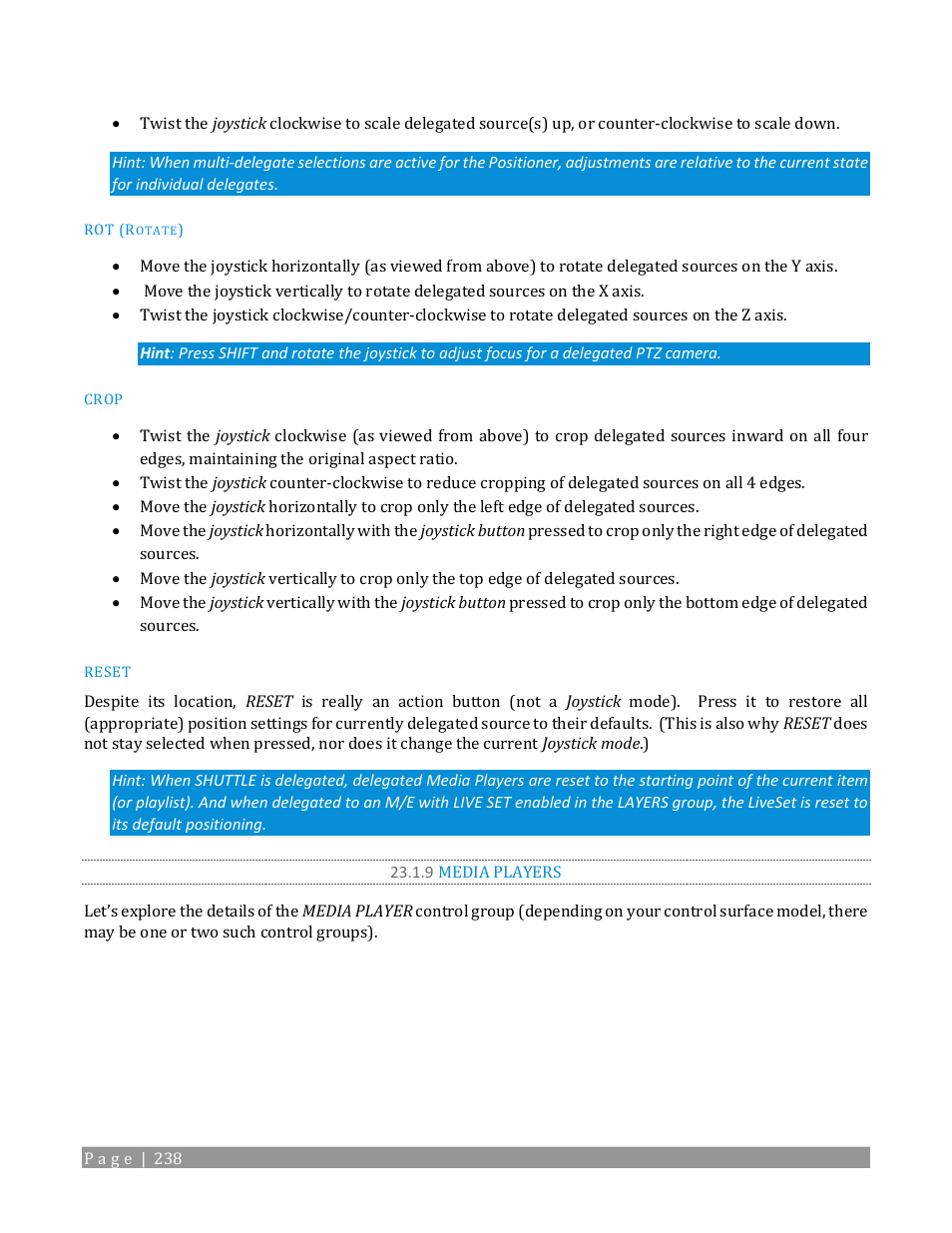 9 media players | NewTek TriCaster TC1 (2 RU) User Manual | Page 254 / 350