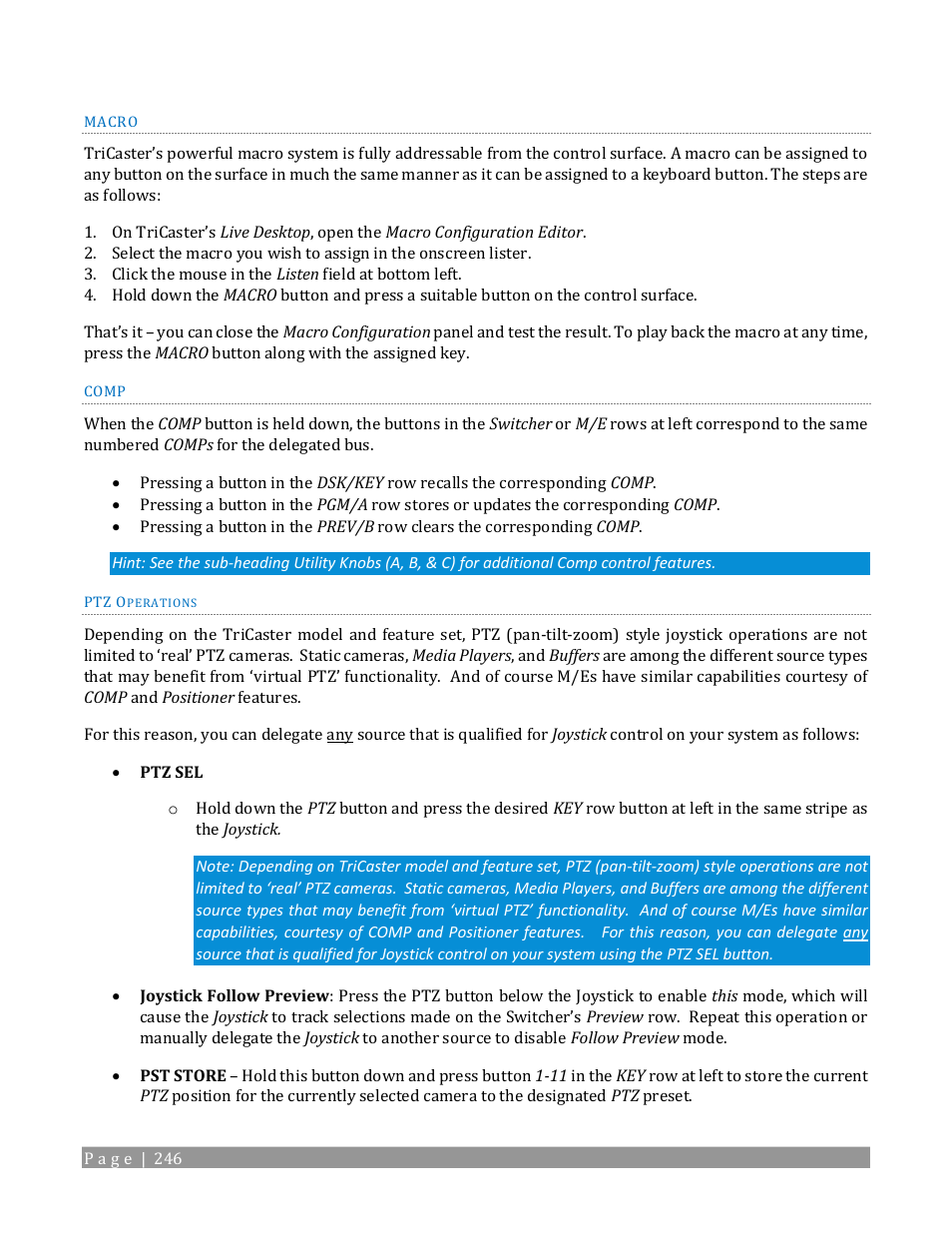 NewTek TriCaster TC1 (2 RU) User Manual | Page 262 / 350