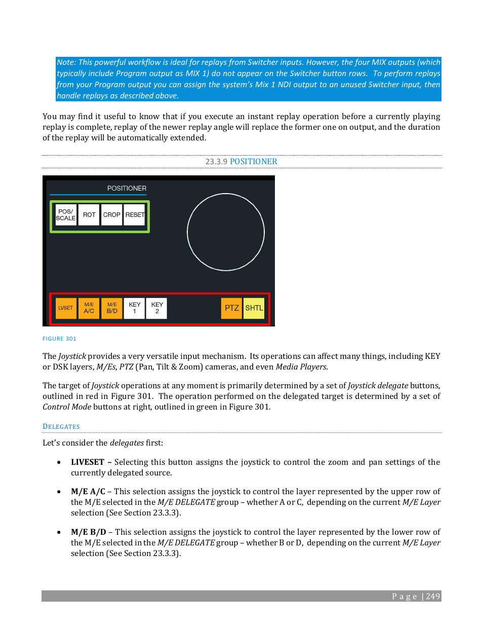 9 positioner | NewTek TriCaster TC1 (2 RU) User Manual | Page 265 / 350