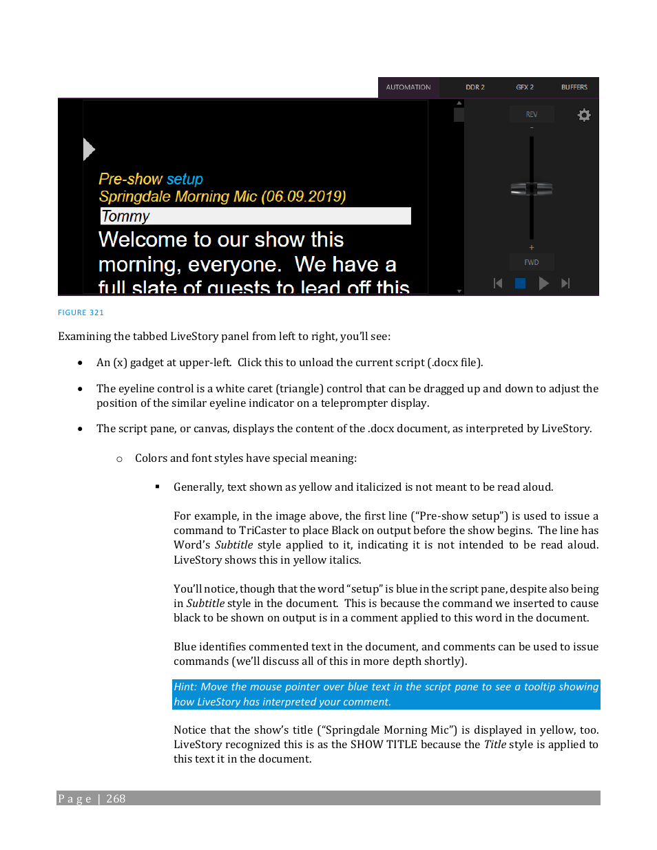 NewTek TriCaster TC1 (2 RU) User Manual | Page 284 / 350