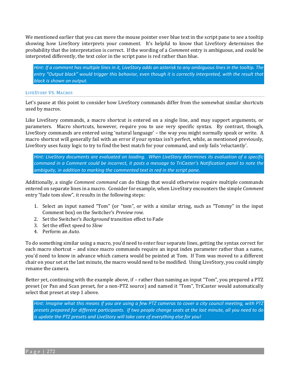 NewTek TriCaster TC1 (2 RU) User Manual | Page 288 / 350