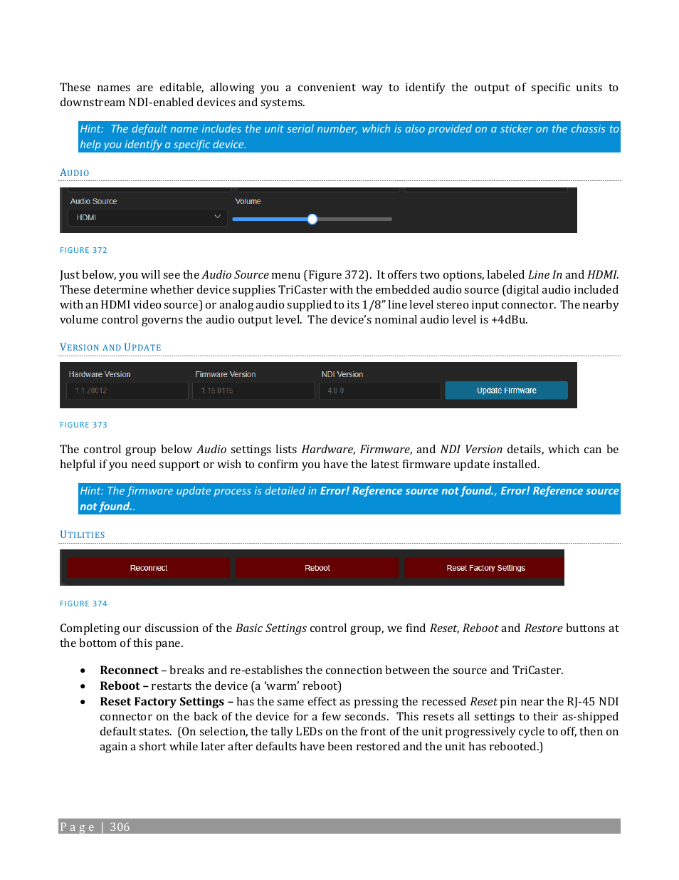 NewTek TriCaster TC1 (2 RU) User Manual | Page 322 / 350