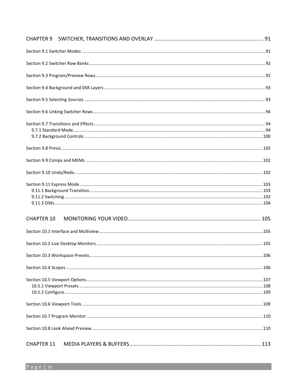 NewTek TriCaster TC1 (2 RU) User Manual | Page 6 / 350