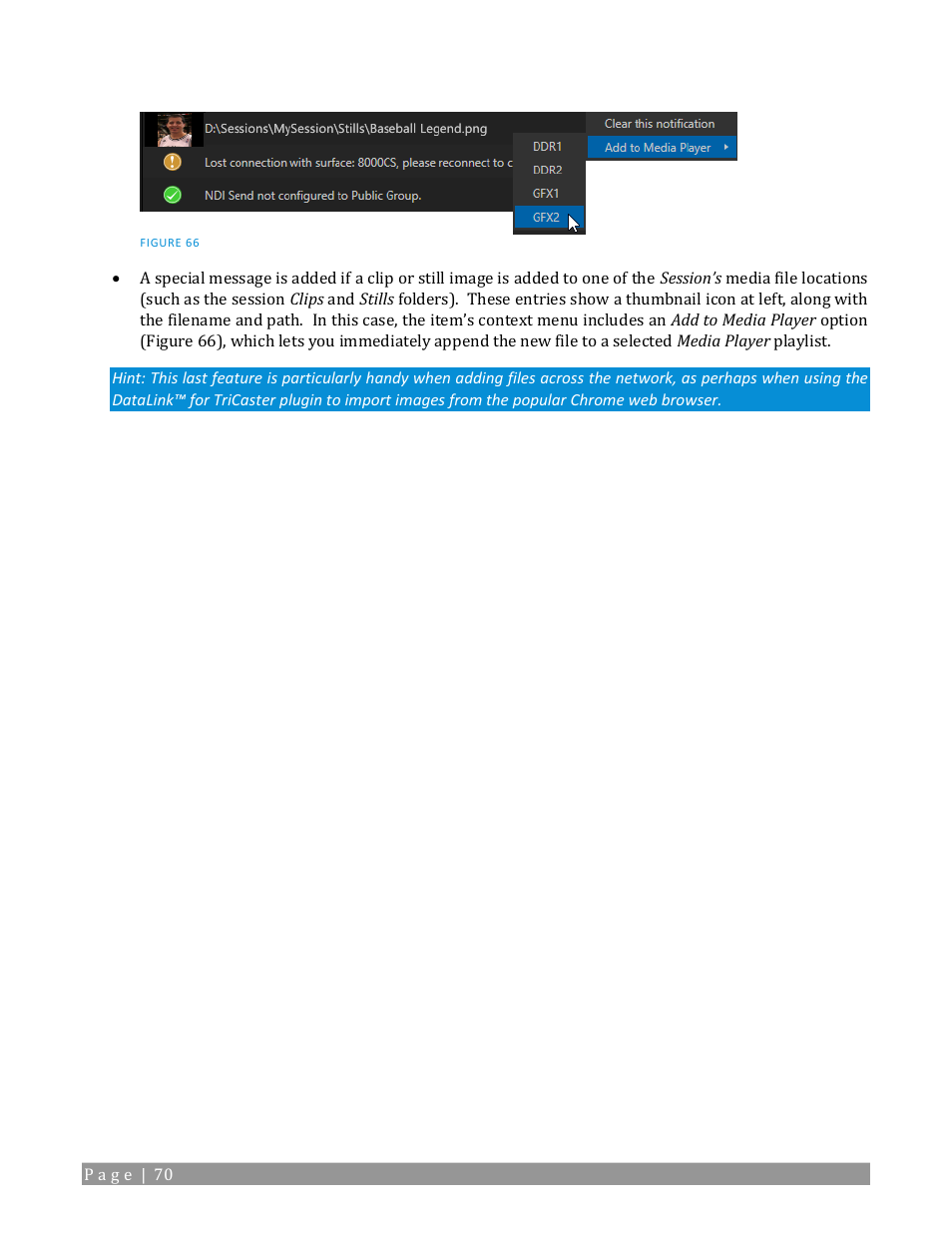 NewTek TriCaster TC1 (2 RU) User Manual | Page 86 / 350