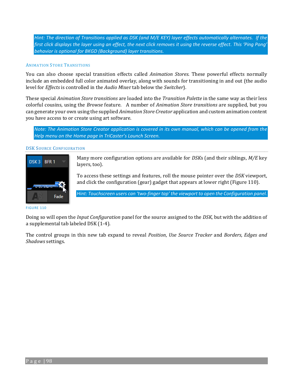 NewTek TriCaster 2 Elite (3 RU) User Manual | Page 116 / 318