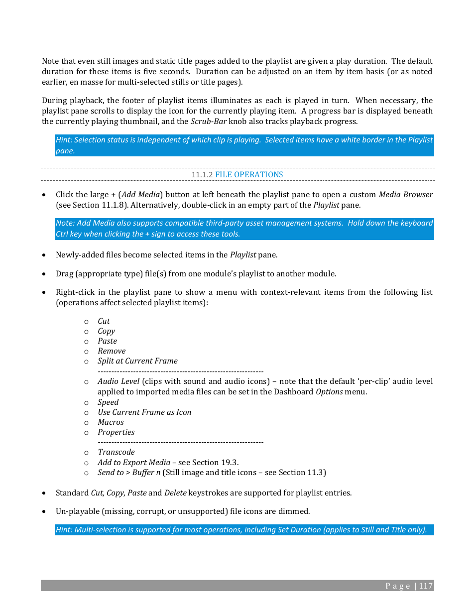 2 file operations | NewTek TriCaster 2 Elite (3 RU) User Manual | Page 135 / 318