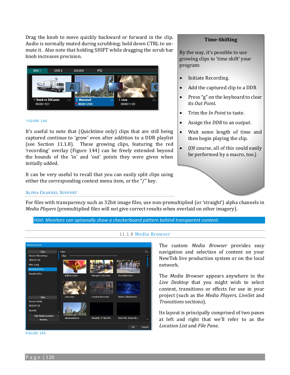 8 media browser | NewTek TriCaster 2 Elite (3 RU) User Manual | Page 138 / 318