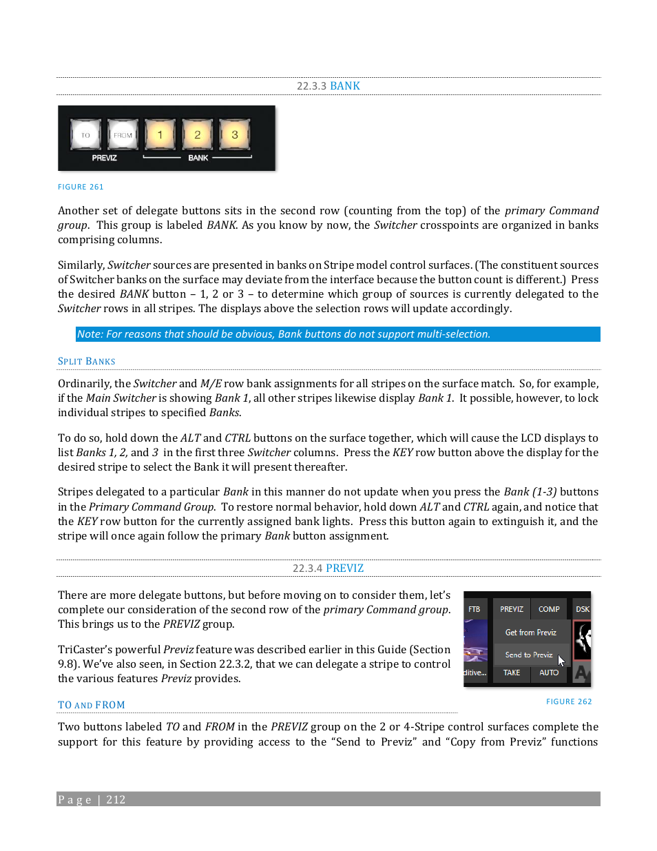 3 bank, 4 previz | NewTek TriCaster 2 Elite (3 RU) User Manual | Page 230 / 318