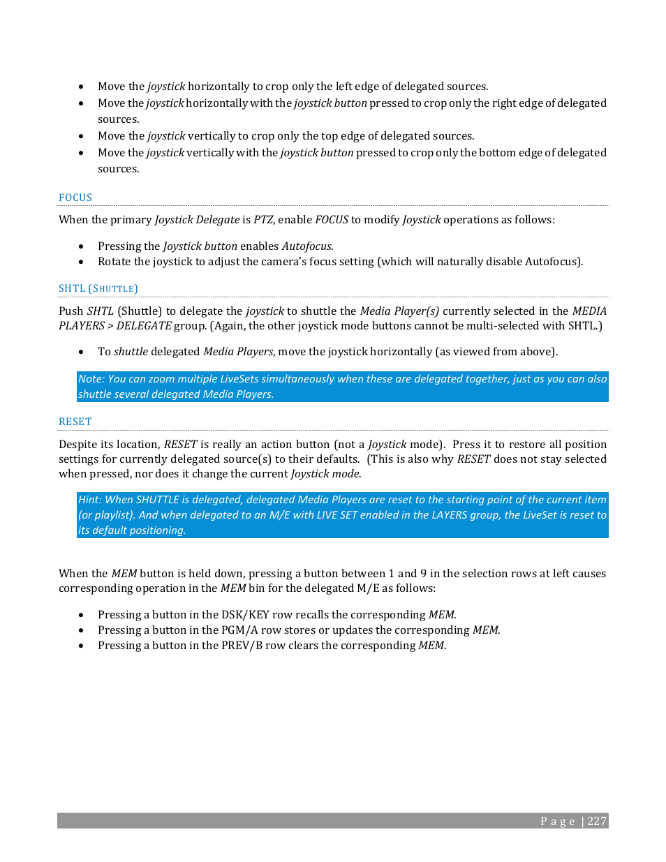 NewTek TriCaster 2 Elite (3 RU) User Manual | Page 245 / 318