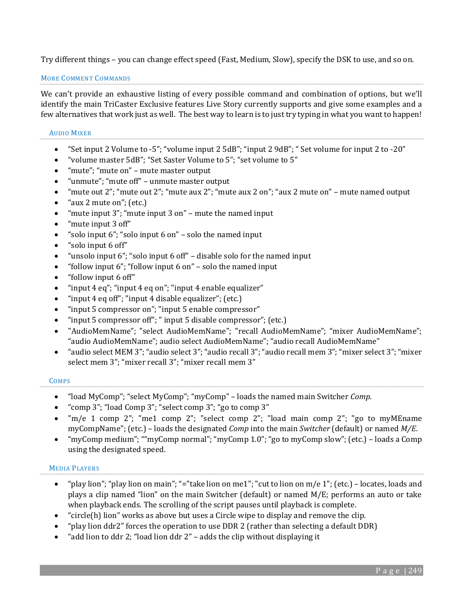 NewTek TriCaster 2 Elite (3 RU) User Manual | Page 267 / 318