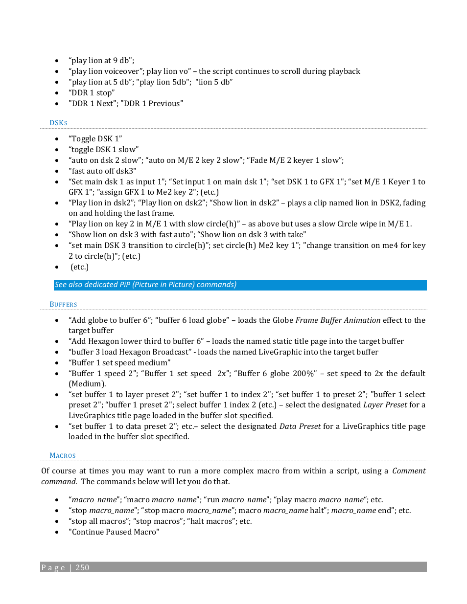 NewTek TriCaster 2 Elite (3 RU) User Manual | Page 268 / 318