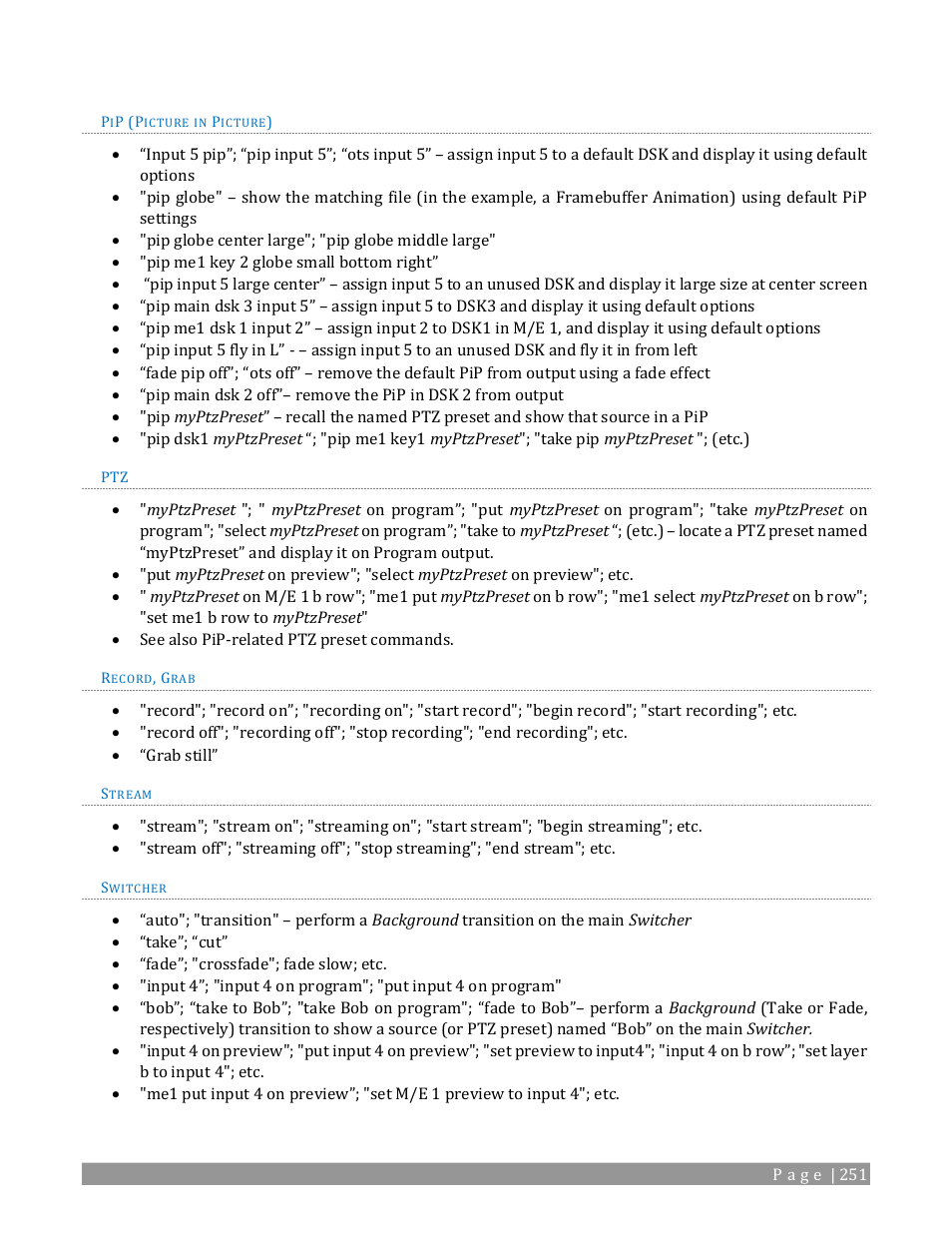 NewTek TriCaster 2 Elite (3 RU) User Manual | Page 269 / 318