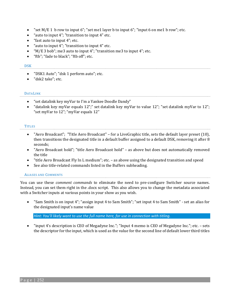 NewTek TriCaster 2 Elite (3 RU) User Manual | Page 270 / 318