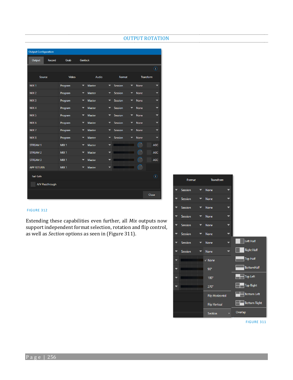 Output rotation | NewTek TriCaster 2 Elite (3 RU) User Manual | Page 274 / 318