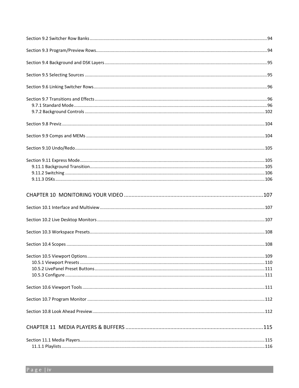 NewTek TriCaster 2 Elite (3 RU) User Manual | Page 6 / 318