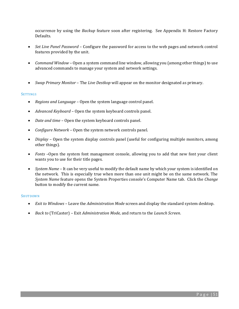 NewTek TriCaster 2 Elite (3 RU) User Manual | Page 69 / 318