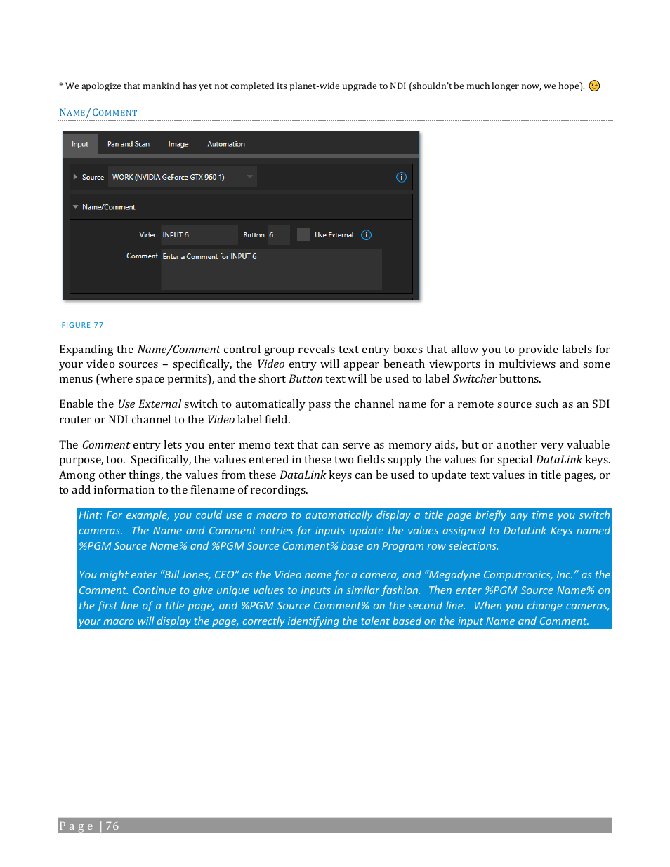 NewTek TriCaster 2 Elite (3 RU) User Manual | Page 94 / 318