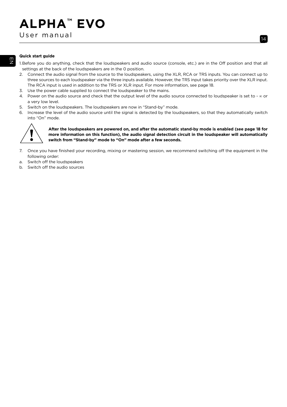 Alpha | Focal Alpha 65 Evo 6.5" Mixing Monitor User Manual | Page 14 / 144
