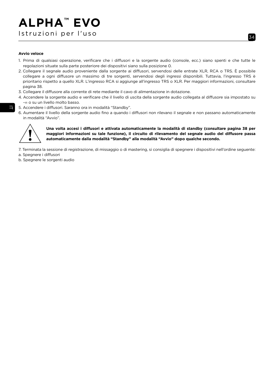 Alpha | Focal Alpha 65 Evo 6.5" Mixing Monitor User Manual | Page 34 / 144