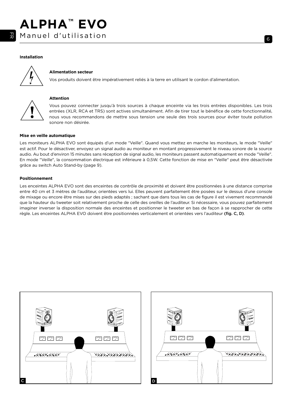 Alpha | Focal Alpha 65 Evo 6.5" Mixing Monitor User Manual | Page 6 / 144