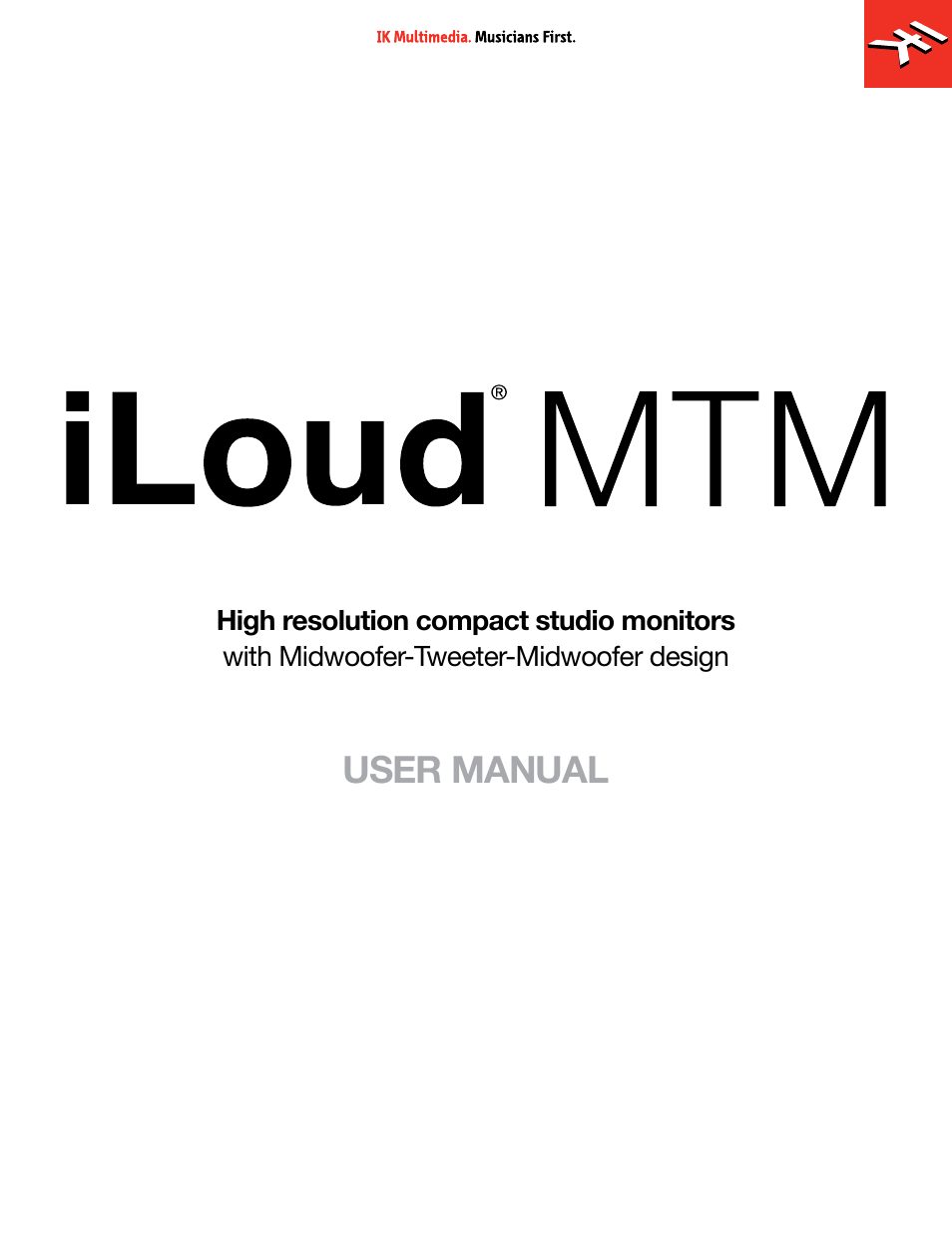 English, User manual | IK Multimedia iLoud MTM Immersive Bundle High Resolution Compact Studio Monitors (11 Speakers, Black) User Manual | Page 2 / 102