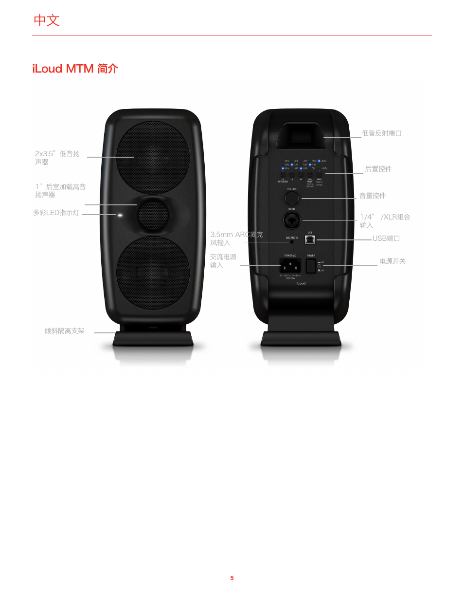 Iloud mtm 简介, Iloudmtm简介 | IK Multimedia iLoud MTM Immersive Bundle High Resolution Compact Studio Monitors (11 Speakers, Black) User Manual | Page 58 / 102