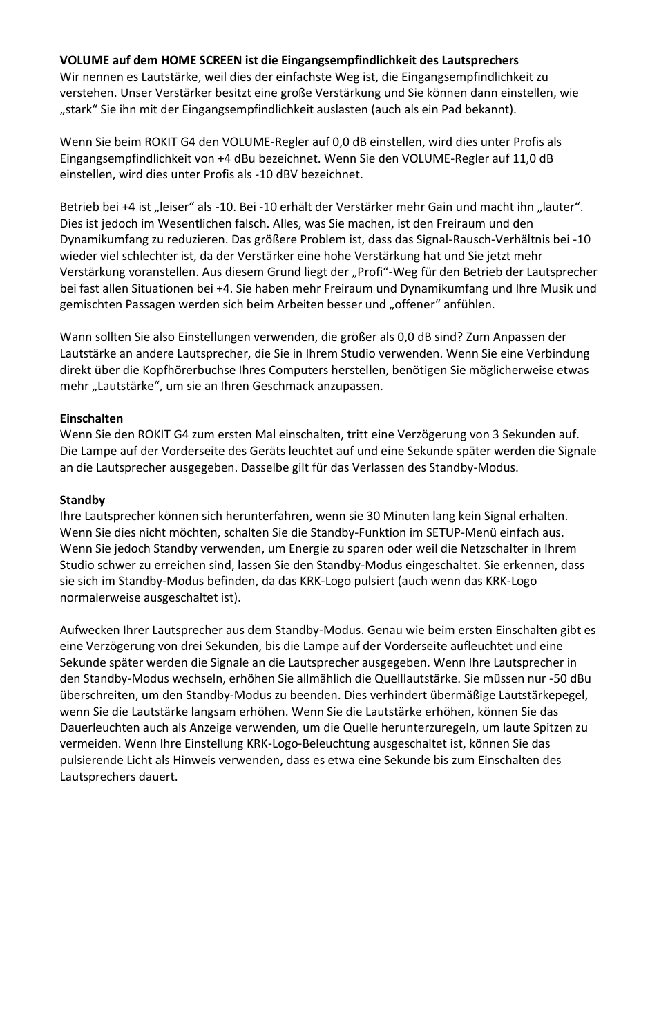 KRK ROKIT 5 G4 White Noise 5" 2-Way Active Studio Monitor (Single, White) User Manual | Page 15 / 37
