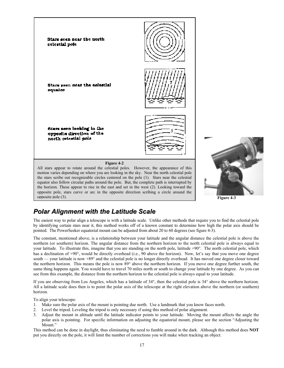 Celestron PowerSeeker 70 70mm f/10 AZ Refractor Telescope User Manual | Page 17 / 151