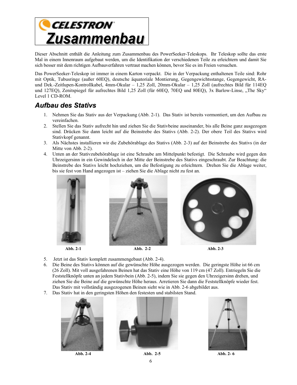 Celestron PowerSeeker 70 70mm f/10 AZ Refractor Telescope User Manual | Page 36 / 151