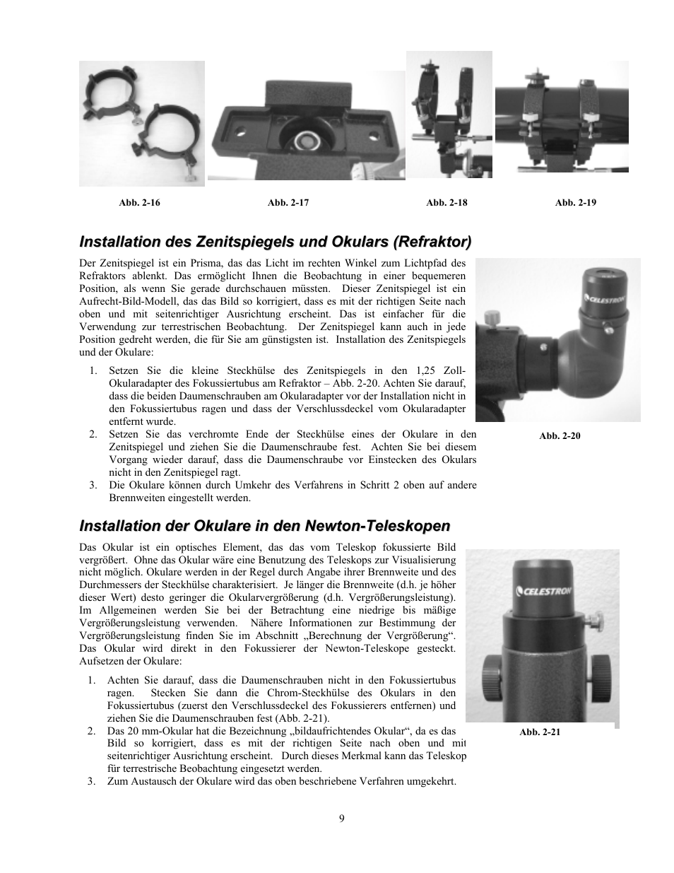 Celestron PowerSeeker 70 70mm f/10 AZ Refractor Telescope User Manual | Page 39 / 151