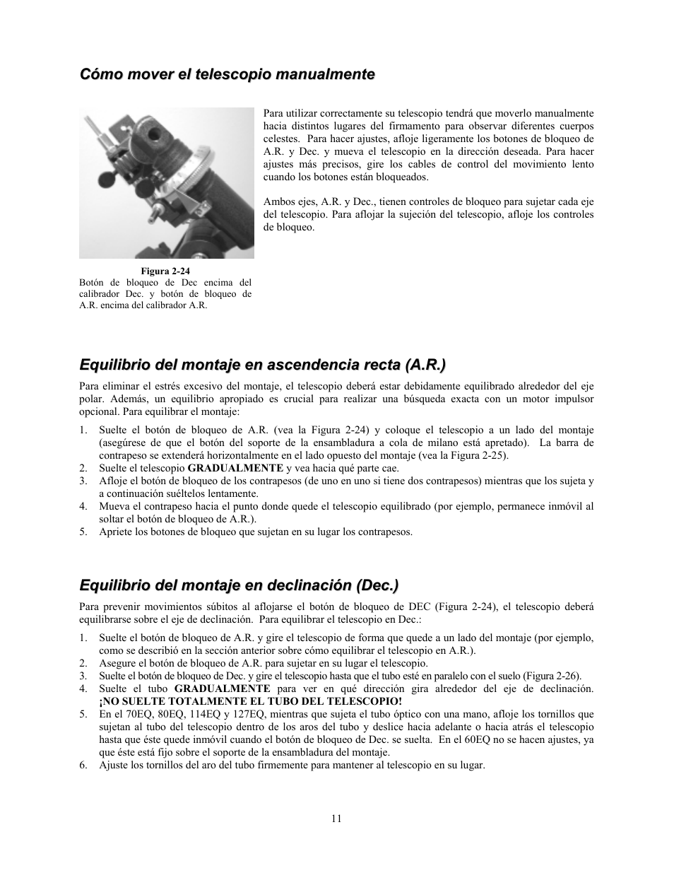 Celestron PowerSeeker 70 70mm f/10 AZ Refractor Telescope User Manual | Page 71 / 151