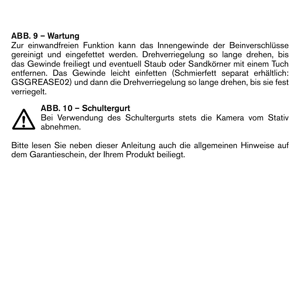 Gitzo GIGT1545T Traveler Series 1 Carbon Fiber Tripod User Manual | Page 15 / 28