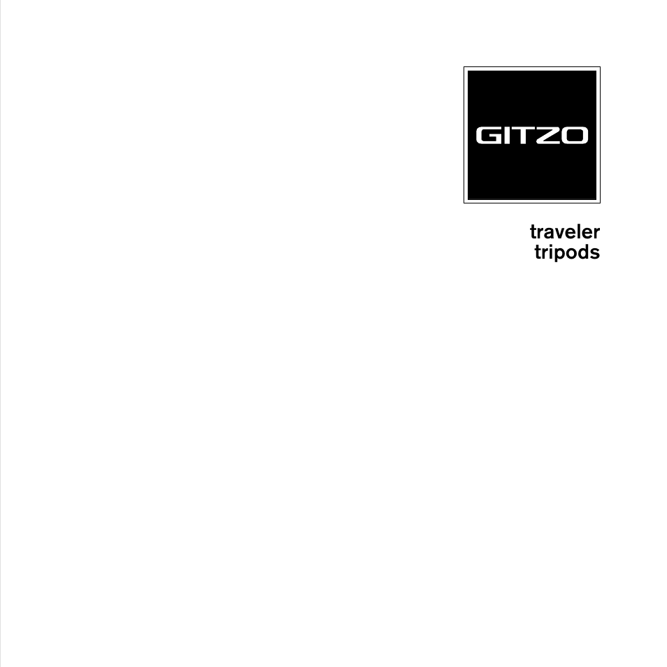 Gitzo GIGT1545T Traveler Series 1 Carbon Fiber Tripod User Manual | Page 3 / 28