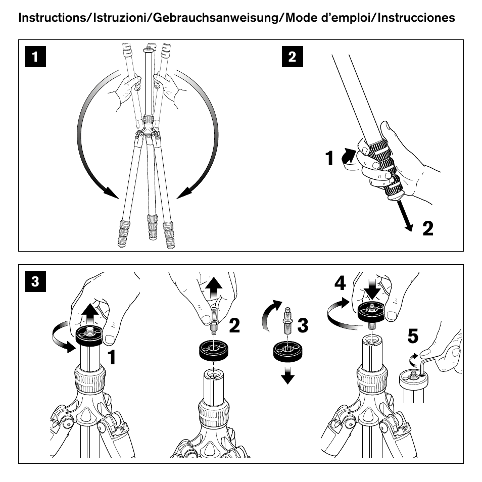 Gitzo GIGT1545T Traveler Series 1 Carbon Fiber Tripod User Manual | Page 4 / 28