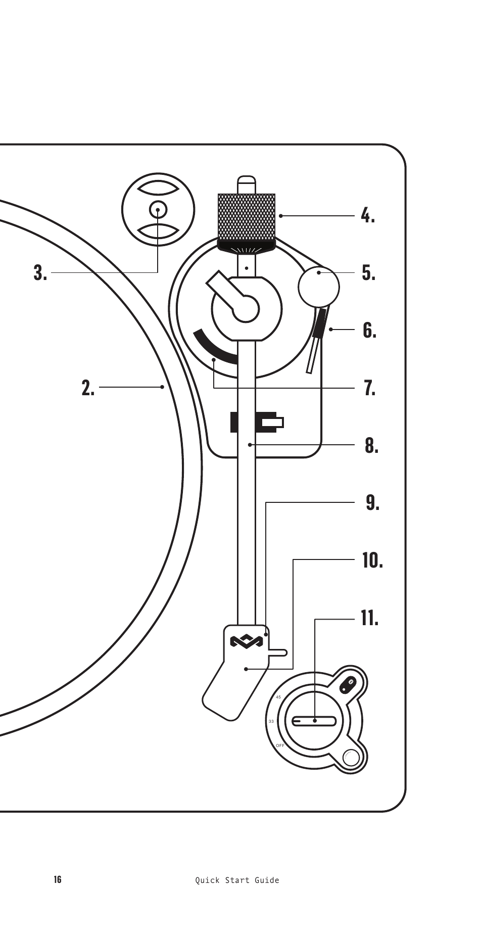 House of Marley Stir It Up Semi-Automatic Two-Speed Turntable with Bluetooth & USB User Manual | Page 17 / 91