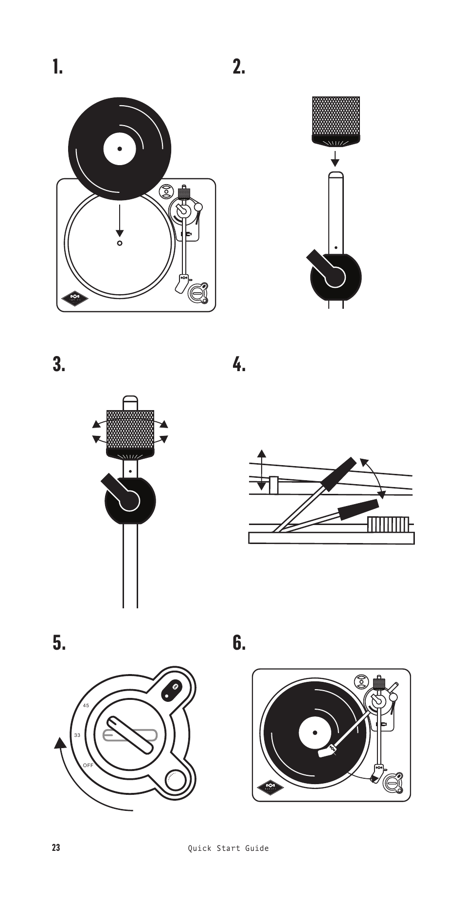 House of Marley Stir It Up Semi-Automatic Two-Speed Turntable with Bluetooth & USB User Manual | Page 24 / 91