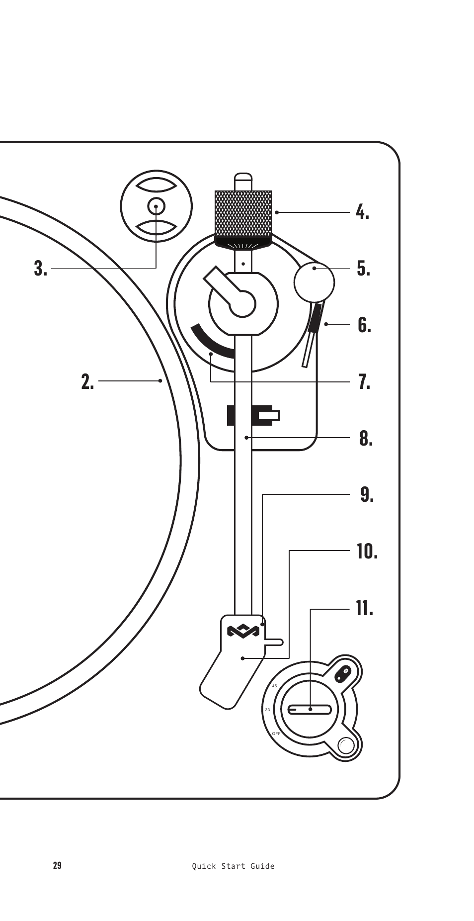 House of Marley Stir It Up Semi-Automatic Two-Speed Turntable with Bluetooth & USB User Manual | Page 30 / 91