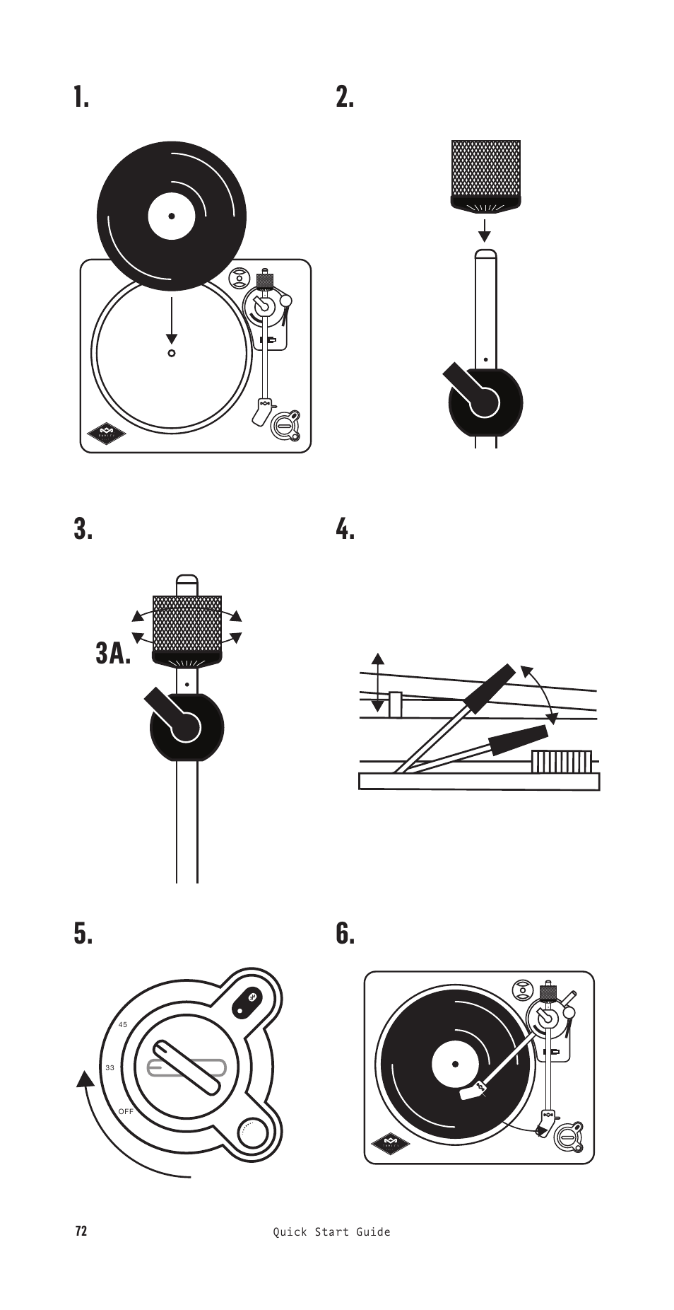 House of Marley Stir It Up Semi-Automatic Two-Speed Turntable with Bluetooth & USB User Manual | Page 73 / 91